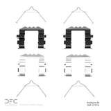 Dynamic Friction 2015-2020 Hyundai Sonata Front Premium Hardware Kit by Dynamic Friction Company 340-21016