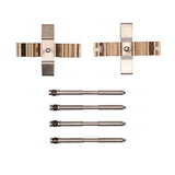Dynamic Friction 2018-2025 Genesis G70 Rear Premium Hardware Kit by Dynamic Friction Company 340-21022