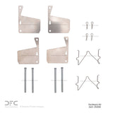 Dynamic Friction 1970-1983 DeLorean DMC 12 Front Premium Hardware Kit by Dynamic Friction Company 340-35000