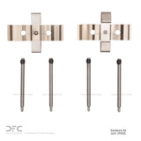 Dynamic Friction 2004-2024 Cadillac STS Rear Premium Hardware Kit by Dynamic Friction Company 340-39005