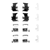 Dynamic Friction 2014-2023 Dodge Charger Front Premium Hardware Kit by Dynamic Friction Company 340-40019
