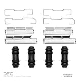 Dynamic Friction 2000-2002 Dodge Ram 4000 (Mexico) Front Premium Hardware Kit by Dynamic Friction Company 340-40026