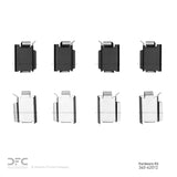 Dynamic Friction 2005-2018 Chrysler Town & Country Front/Rear Premium Hardware Kit by Dynamic Friction Company 340-42012