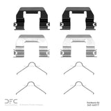 Dynamic Friction 2016-2024 Buick Enclave Rear Premium Hardware Kit by Dynamic Friction Company 340-46017
