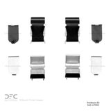 Dynamic Friction 1981-1983 Chevrolet LUV Front Premium Hardware Kit by Dynamic Friction Company 340-47002
