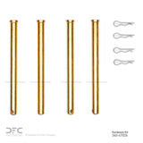 Dynamic Friction 1963-1982 Chevrolet Camaro Rear/Front Premium Hardware Kit by Dynamic Friction Company 340-47026