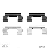 Dynamic Friction 2004-2009 Cadillac XLR Front Premium Hardware Kit by Dynamic Friction Company 340-47030