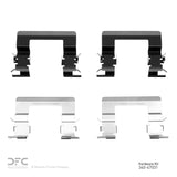 Dynamic Friction 2006-2016 Buick Lucerne Front Premium Hardware Kit by Dynamic Friction Company 340-47031