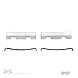 Dynamic Friction 1979-2012 Blue Bird CV200 Rear/Front Premium Hardware Kit by Dynamic Friction Company 340-47046