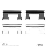 Dynamic Friction 2001-2010 Chevrolet Silverado 3500 HD Rear Premium Hardware Kit by Dynamic Friction Company 340-47049