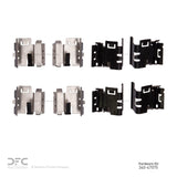 Dynamic Friction 2019-2026 Chevrolet Silverado 1500 Rear Premium Hardware Kit by Dynamic Friction Company 340-47075