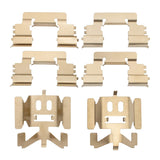 Dynamic Friction 1999-2011 Cadillac Deville Rear Stainless Steel Hardware Kit by Dynamic Friction Company 340-48001SS