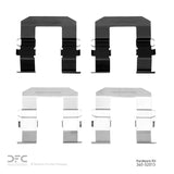Dynamic Friction 2007-2017 Chevrolet Equinox Rear Premium Hardware Kit by Dynamic Friction Company 340-52013