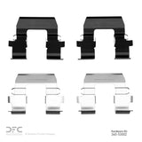 Dynamic Friction 1991-2002 Saturn SC2 Front Premium Hardware Kit by Dynamic Friction Company 340-53002