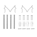 Dynamic Friction 1990-2003 Ford Aspire Front Premium Hardware Kit by Dynamic Friction Company 340-54001