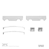 Dynamic Friction 1973-1985 Ford E-20100 Econoline Club Wagon Front Premium Hardware Kit by Dynamic Friction Company 340-54034
