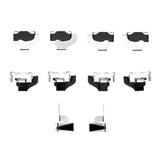 Dynamic Friction 2005-2012 Ford F-250 2WD (Super Duty) Front Premium Hardware Kit by Dynamic Friction Company 340-54056