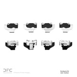 Dynamic Friction 2010-2012 Ford F-350 Super Duty 4WD Rear Premium Hardware Kit by Dynamic Friction Company 340-54062