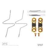 Dynamic Friction 1983-1999 Ford LNT800 Short Conventional Tandem (w/Front Disc Brakes) Front Premium Hardware Kit by Dynamic Friction Company 340-54071