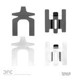 Dynamic Friction 1993-2007 Ford Thunderbird Front Premium Hardware Kit by Dynamic Friction Company 340-54077