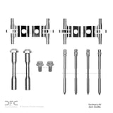 Dynamic Friction 2016-2025 Ford Focus Front Premium Hardware Kit by Dynamic Friction Company 340-54084