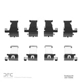 Dynamic Friction 2013-2019 Ford Police Interceptor Sedan Front Premium Hardware Kit by Dynamic Friction Company 340-55004