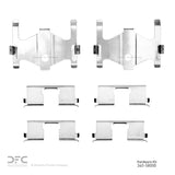 Dynamic Friction 1986-1988 Acura Legend Rear Premium Hardware Kit