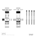 Dynamic Friction 2010-2025 Acura NSX Front Premium Hardware Kit by Dynamic Friction Company 340-58007