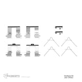 Dynamic Friction 2007-2025 Acura MDX Rear Premium Hardware Kit by Dynamic Friction Company 340-59043