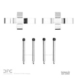 Dynamic Friction 1979-1985 Mercedes-Benz 280CE Front Premium Hardware Kit by Dynamic Friction Company 340-63003