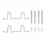 Dynamic Friction 1979-1985 Mercedes-Benz 300D Front Premium Hardware Kit by Dynamic Friction Company 340-63004