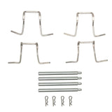 Dynamic Friction 1973-1979 Mercedes-Benz 280SE Front Premium Hardware Kit by Dynamic Friction Company 340-63006