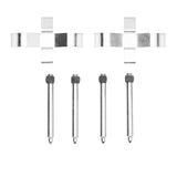 Dynamic Friction 1983-2000 Kia Sephia Rear Premium Hardware Kit by Dynamic Friction Company 340-63010