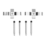 Dynamic Friction 1973-1979 Mercedes-Benz 300D Front Premium Hardware Kit by Dynamic Friction Company 340-63014