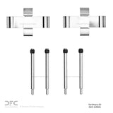 Dynamic Friction 2000-2006 Maserati Quattroporte Rear Premium Hardware Kit by Dynamic Friction Company 340-63024