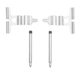Dynamic Friction 2000-2003 Mercedes-Benz CL500 Rear Premium Hardware Kit by Dynamic Friction Company 340-63026