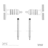 Dynamic Friction 2000-2003 Mercedes-Benz CL500 Rear Premium Hardware Kit by Dynamic Friction Company 340-63026