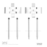 Dynamic Friction 1991-1999 Mercedes-Benz CL500 Front Premium Hardware Kit by Dynamic Friction Company 340-63032
