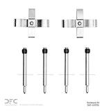 Dynamic Friction 1994-2000 Mercedes-Benz SL500 Rear Premium Hardware Kit by Dynamic Friction Company 340-63036