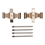 Dynamic Friction 2007-2013 Mercedes-Benz E350 Front Premium Hardware Kit by Dynamic Friction Company 340-63039