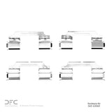 Dynamic Friction 2008-2024 Audi S8 Front/Rear Premium Hardware Kit by Dynamic Friction Company 340-63040