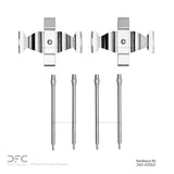 Dynamic Friction 2003-2009 Mercedes-Benz C350 Front Premium Hardware Kit by Dynamic Friction Company 340-63043