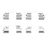 Dynamic Friction 2003-2009 Mercedes-Benz E200 (Latin America) Front Premium Hardware Kit by Dynamic Friction Company 340-63044