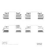 Dynamic Friction 2003-2009 Mercedes-Benz E200 (Latin America) Front Premium Hardware Kit by Dynamic Friction Company 340-63044