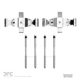 Dynamic Friction 2013-2020 Mercedes-Benz SL400 Front Premium Hardware Kit by Dynamic Friction Company 340-63060