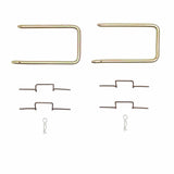 Dynamic Friction 1974-1974 Saab 99 Rear Premium Hardware Kit by Dynamic Friction Company 340-65002