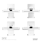 Dynamic Friction 1979-1983 Nissan 280ZX Front Premium Hardware Kit by Dynamic Friction Company 340-67001
