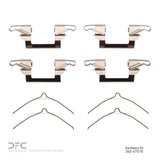 Dynamic Friction 1996-2004 Infiniti Q45 Front Premium Hardware Kit by Dynamic Friction Company 340-67018