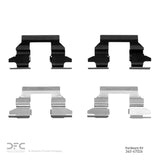 Dynamic Friction 2008-2013 Nissan Rogue Rear Premium Hardware Kit by Dynamic Friction Company 340-67026