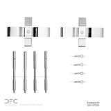Dynamic Friction 2004-2006 Nissan Sentra Front Premium Hardware Kit by Dynamic Friction Company 340-67034